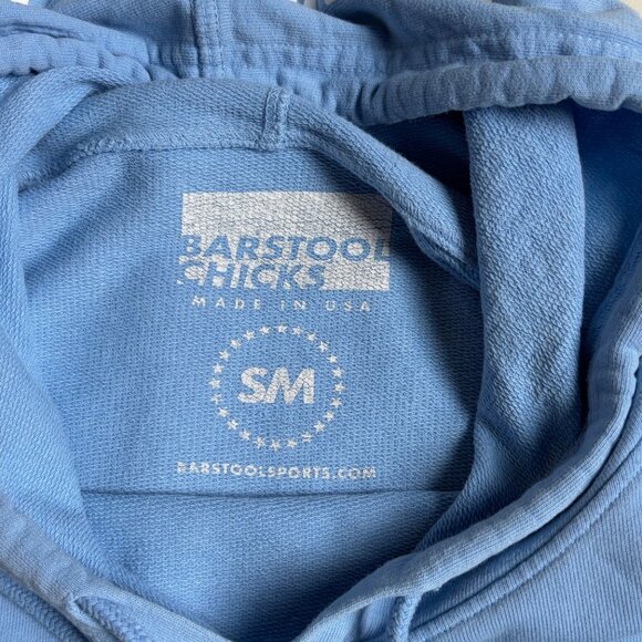 Barstool Chicks Call Her Daddy "I Am Unwell" Light Blue Cropped Hoodie - Small - Picture 4 of 9